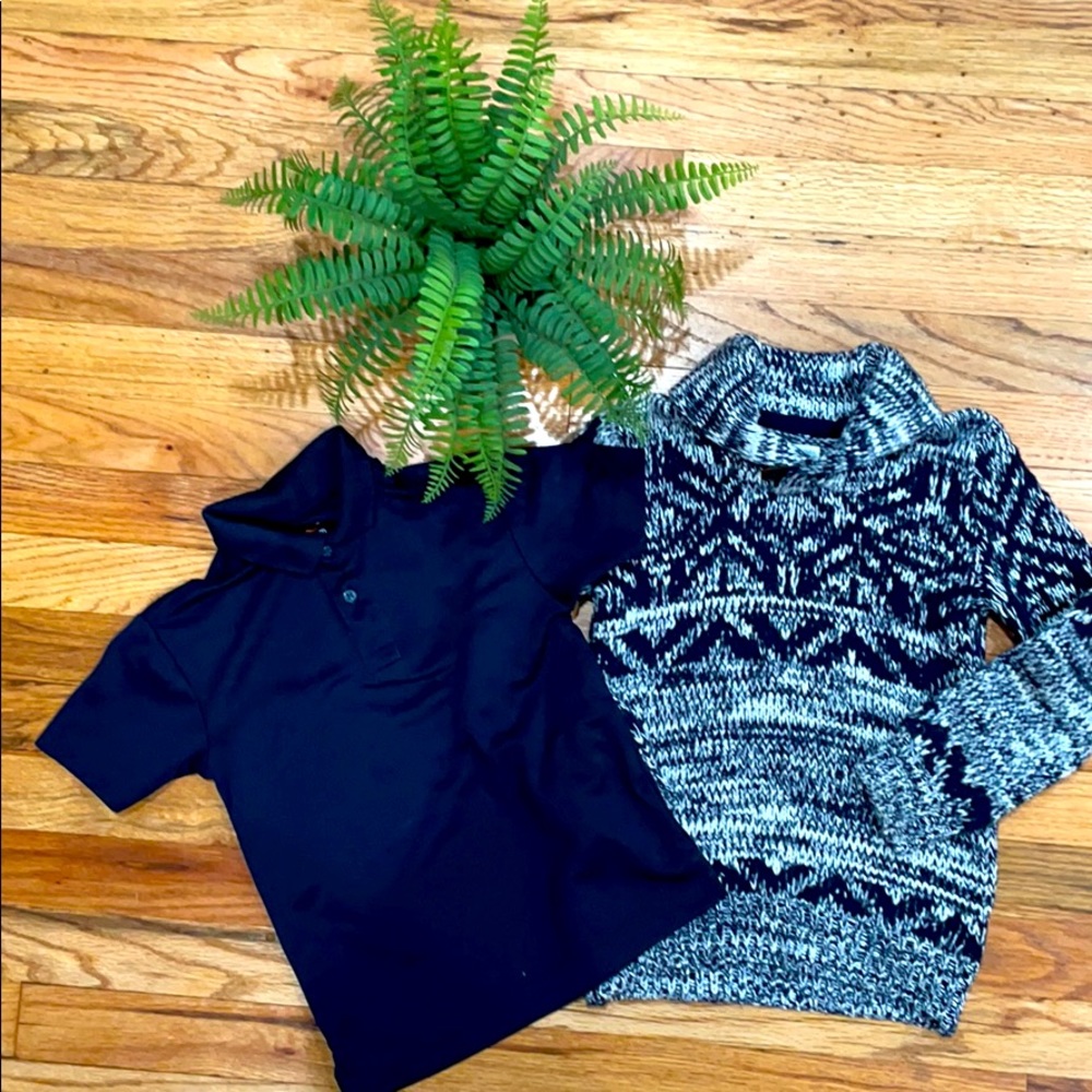 Bundle of Boys Navy Blue Tops
